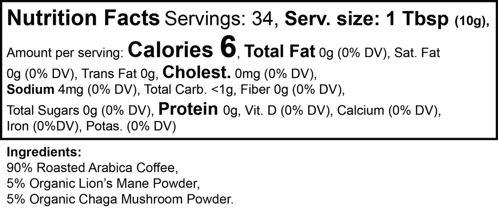 Vitality Mushroom Coffee – Medium Roast