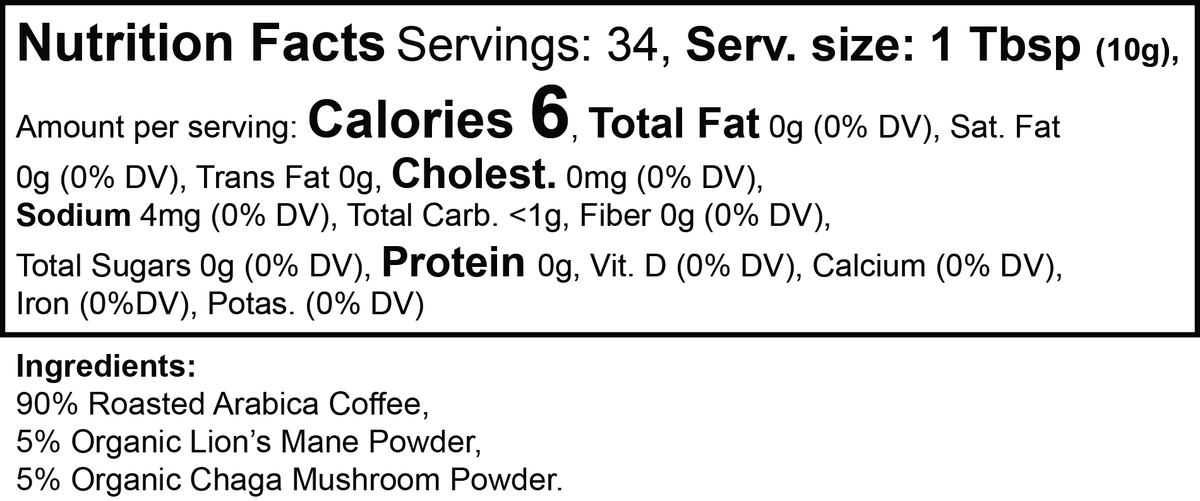Vitality Mushroom Coffee – Medium Roast