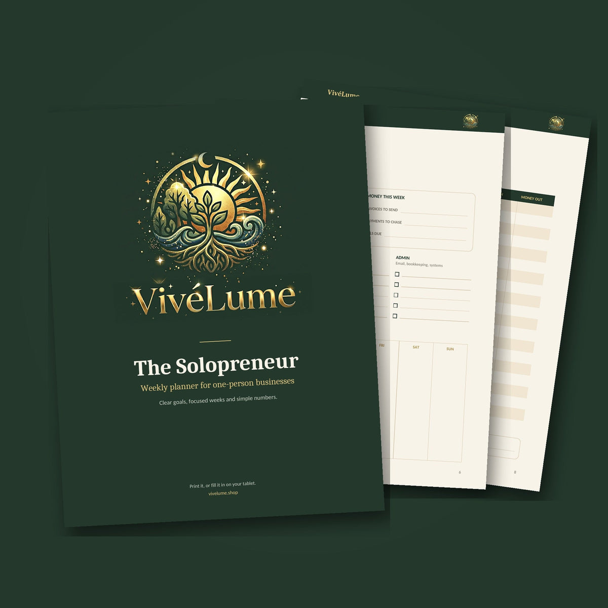 The Solopreneur Weekly Planner